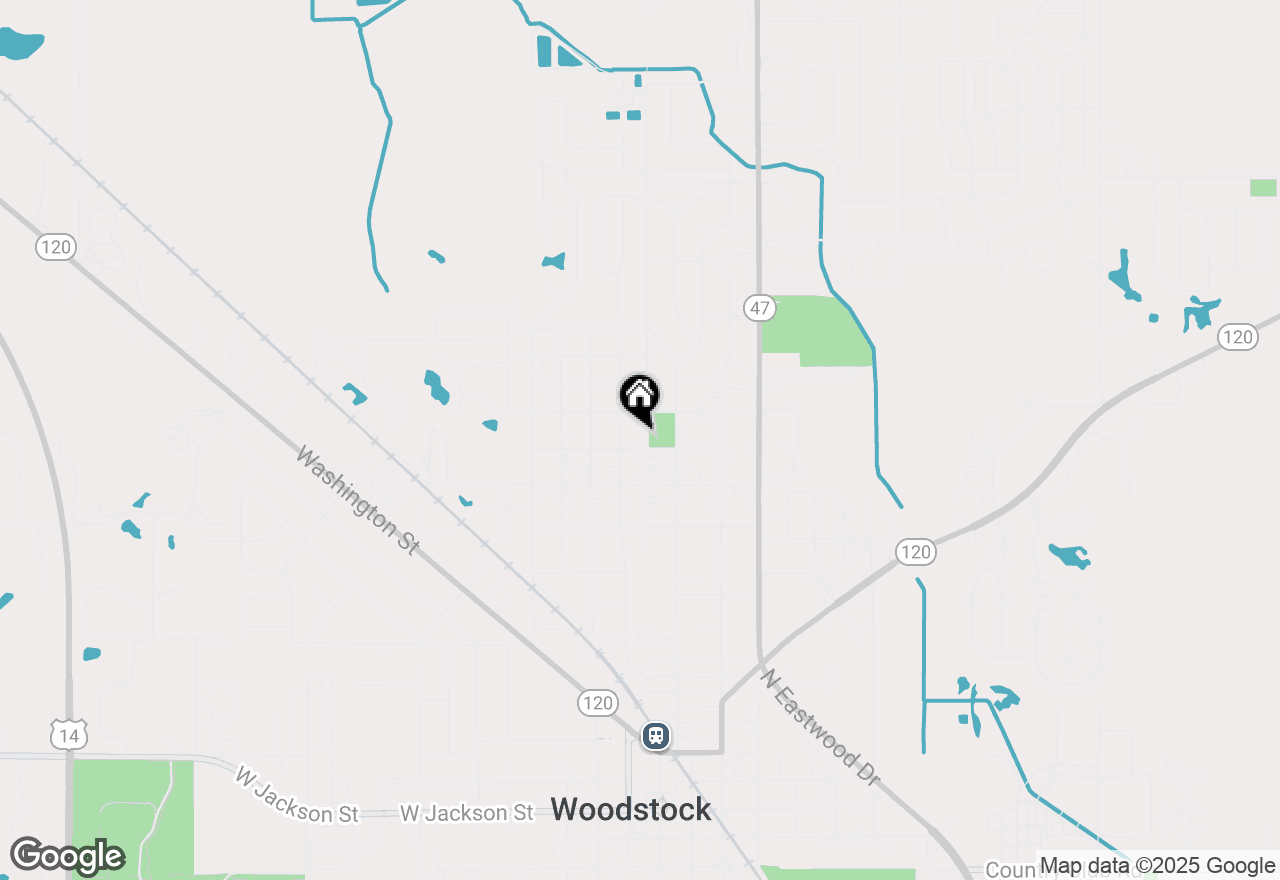 Map of 1109 Tappan Street, Woodstock, IL 60098