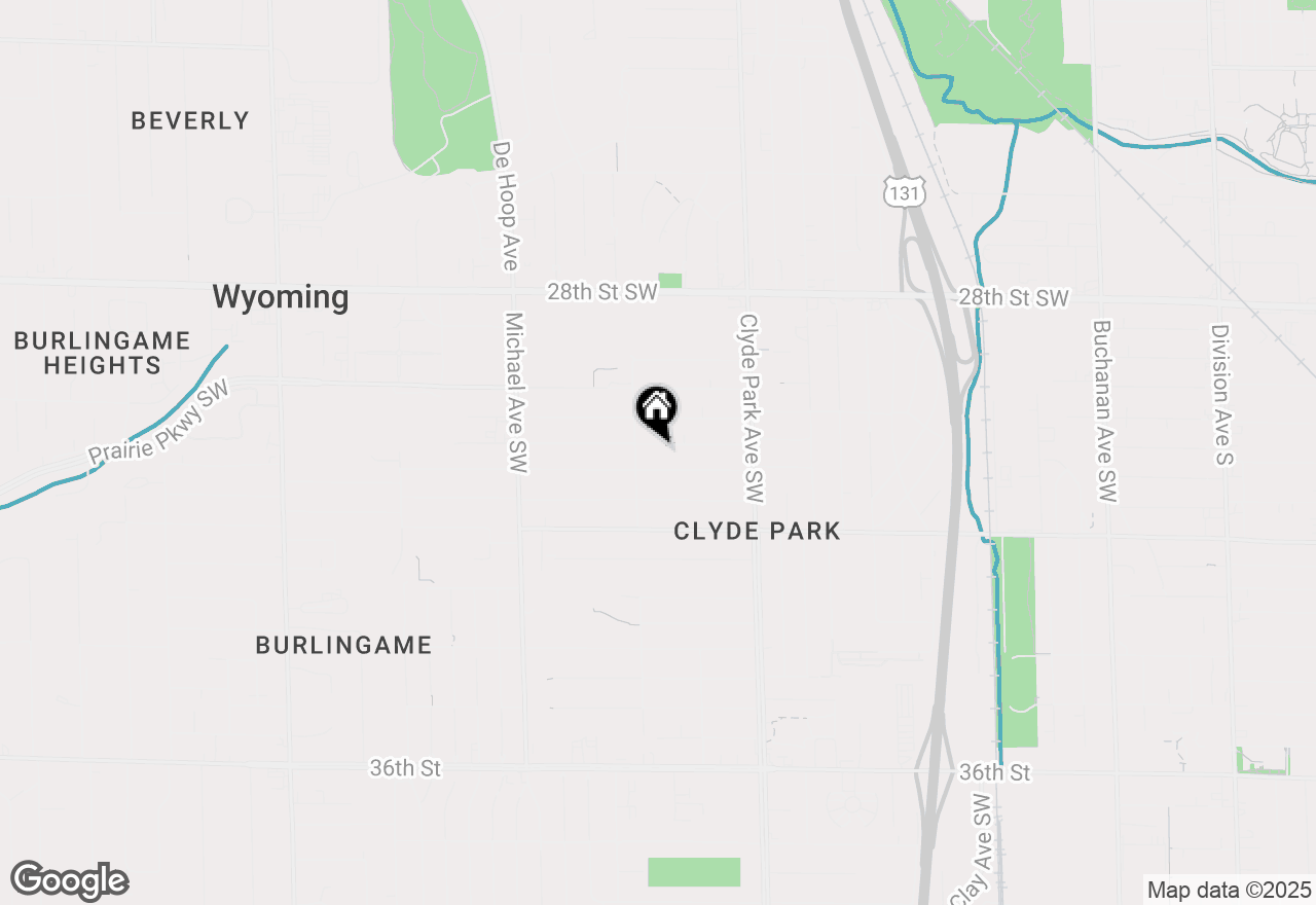 Map of 942 Buckingham Street Sw, Wyoming, MI 49509