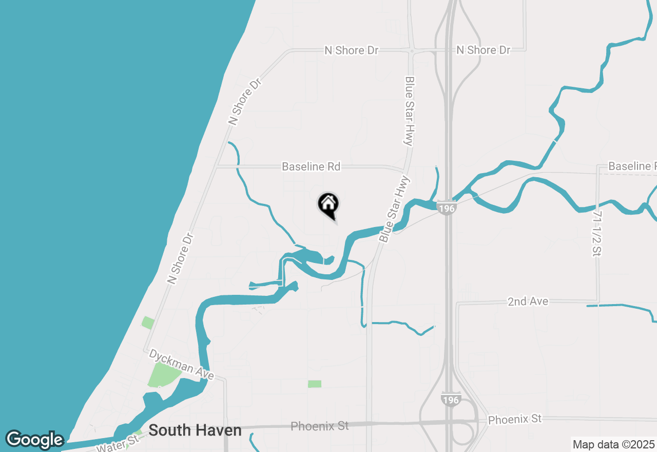 Map of 608 Kentucky Avenue, South Haven, MI 49090