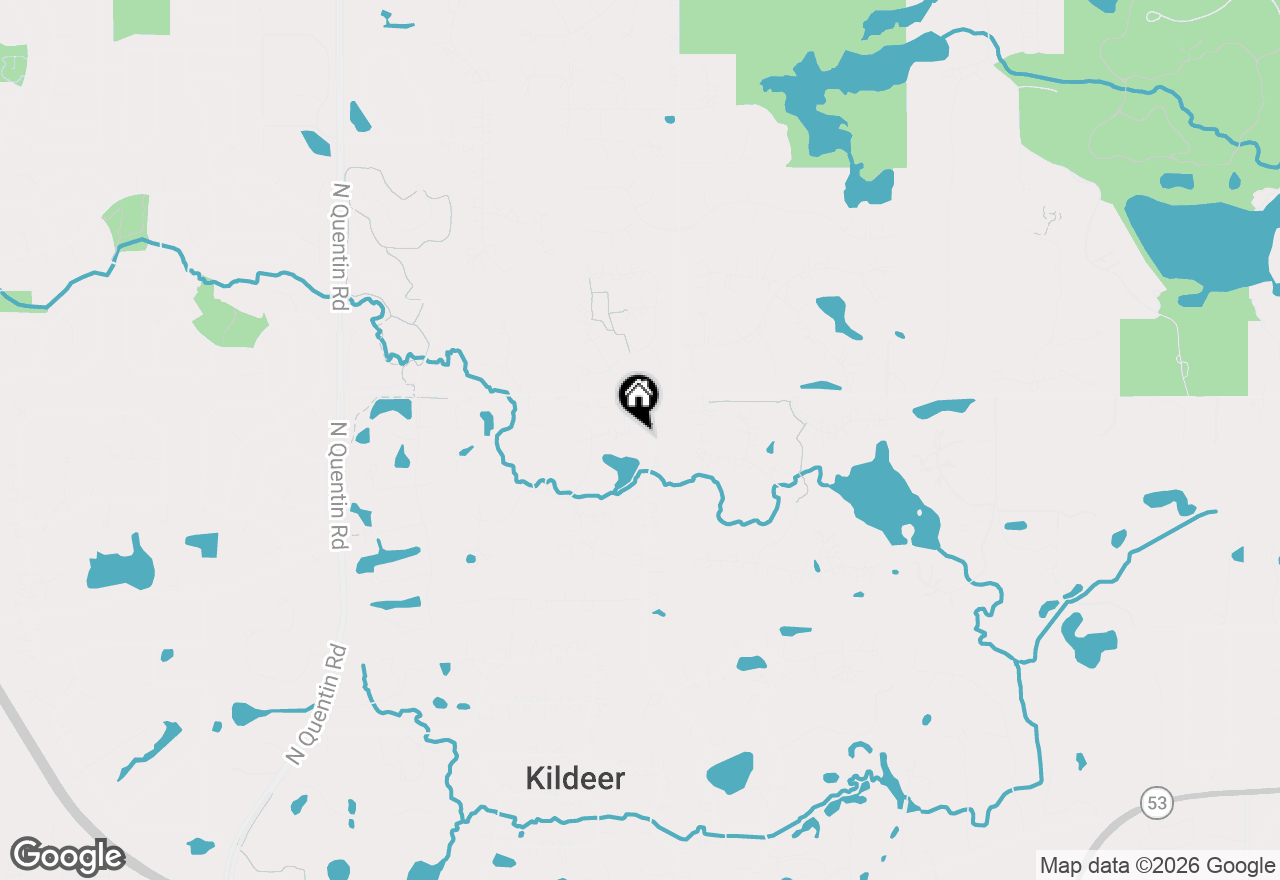 Map of 21884 N Andover Road, Kildeer, IL 60047