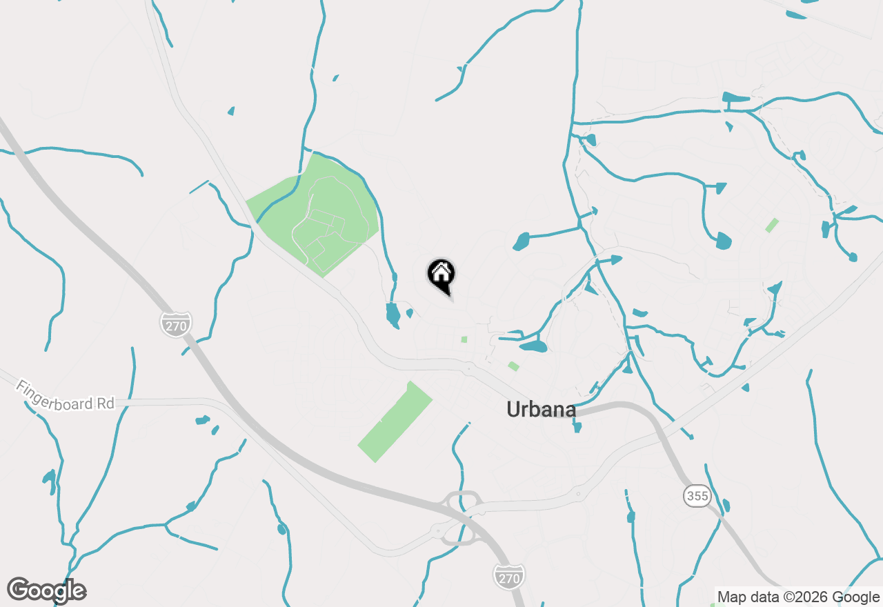 Map of 9012 Bealls Farm Road, Frederick, MD 21704