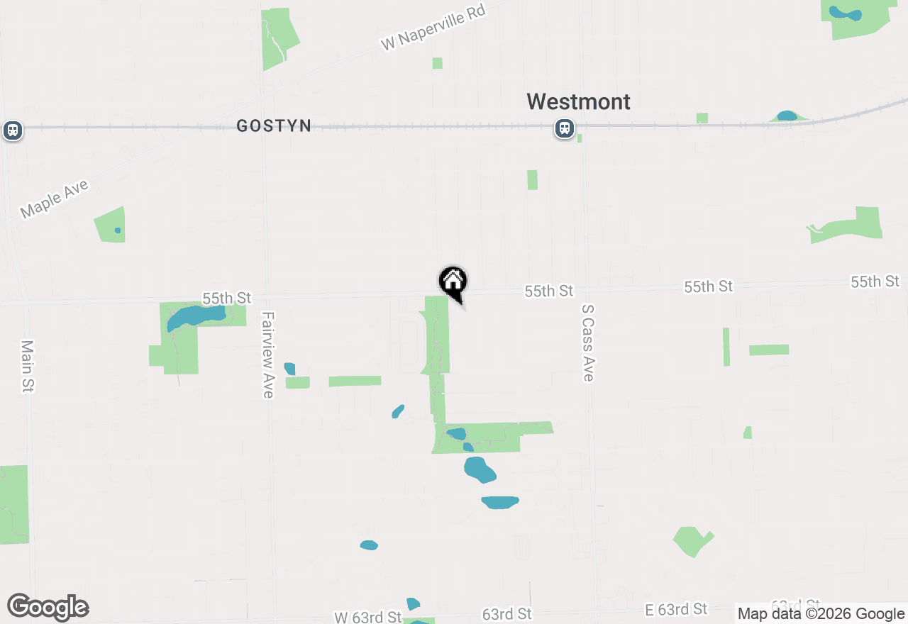 Map of 416 S Park Street, Westmont, IL 60559