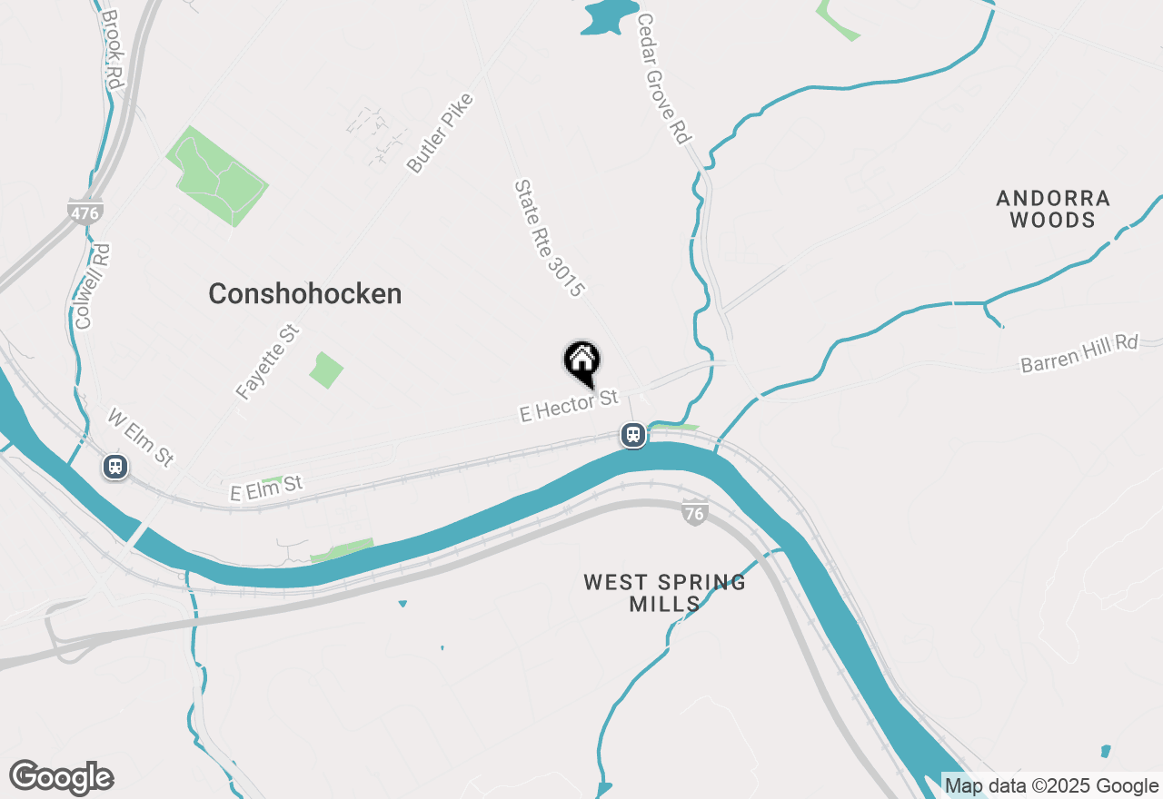 Map of 1032 E Hector Street, Conshohocken, PA 19428