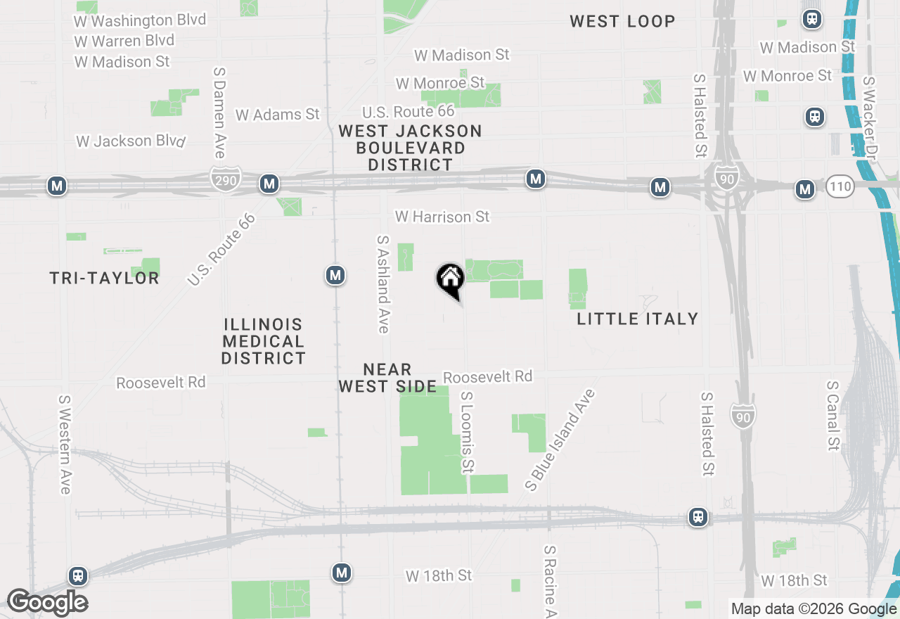 Map of 919 S Bishop Street #2, Chicago, IL 60607