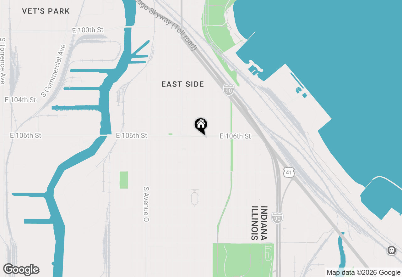 Map of 10605 S Avenue F, Chicago, IL 60617
