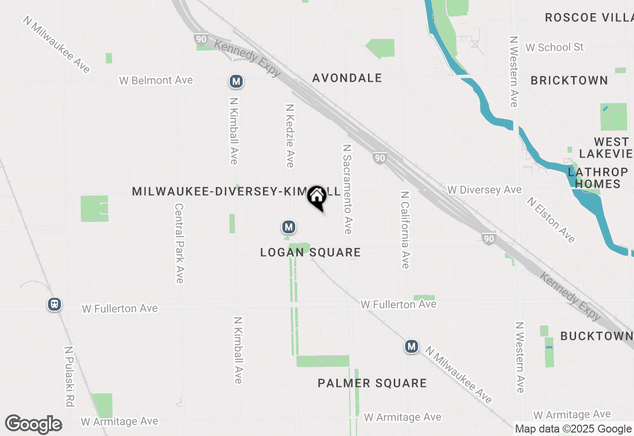 Map of 2700 N Albany Avenue #2F, Chicago, IL 60647