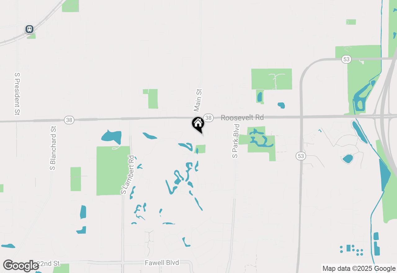 Map of 55 S Main Street, Glen Ellyn, IL 60137