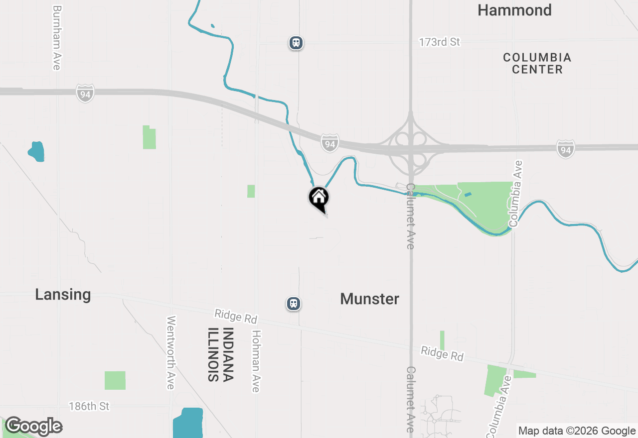 Map of 7920 Harrison Avenue, Munster, IN 46321