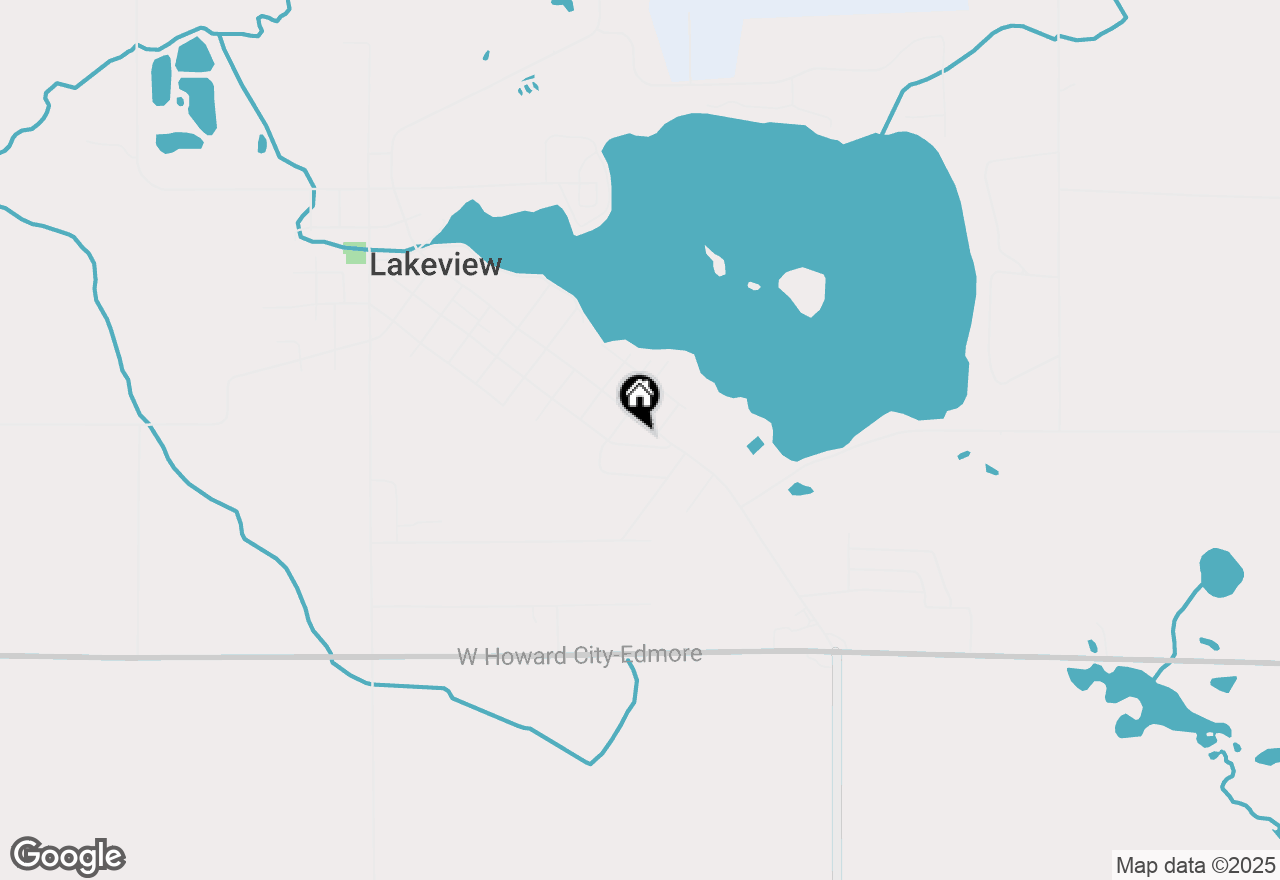 Map of 931 Washington, Lakeview, MI 48850