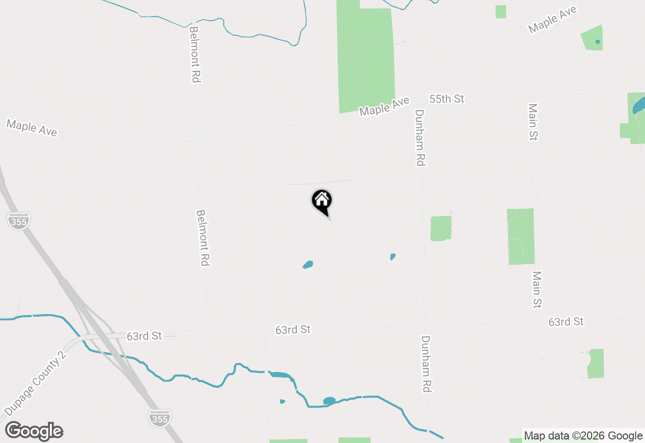 Map of 5905 Lee Avenue, Downers Grove, IL 60516