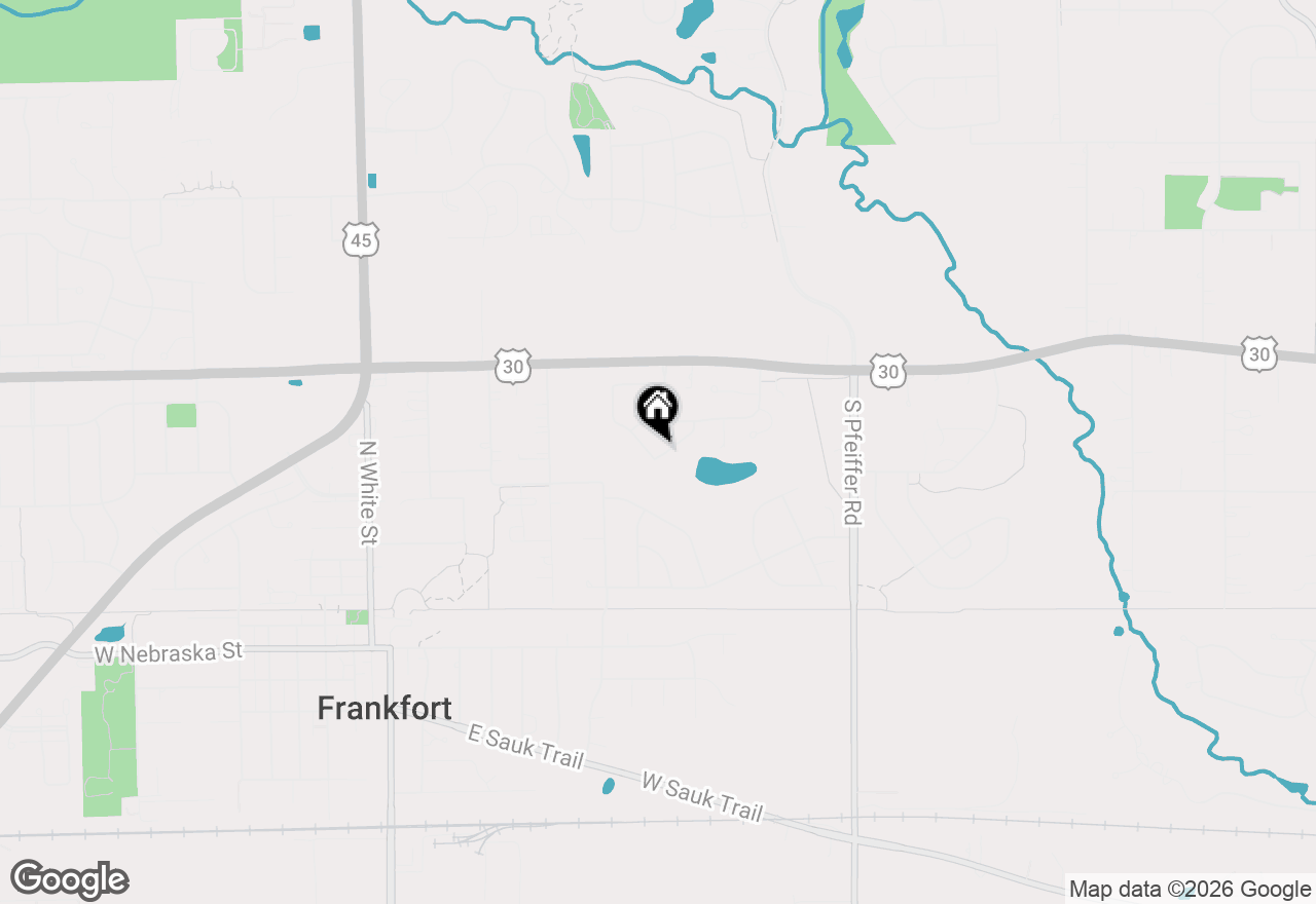 Map of 21243 Arbour Walk Drive, Frankfort, IL 60423
