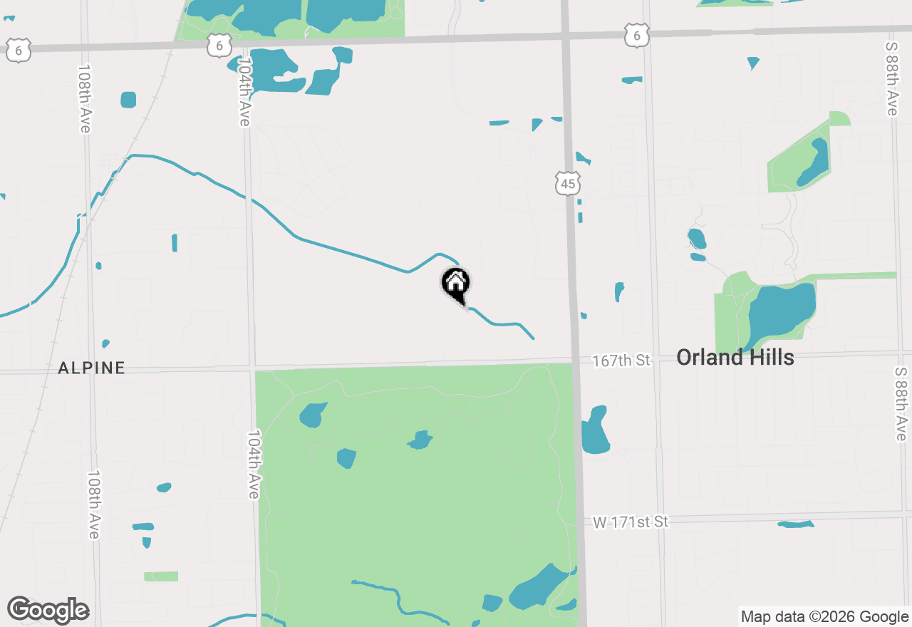 Map of 9800 Liberty Circle #1W, Orland Park, IL 60467