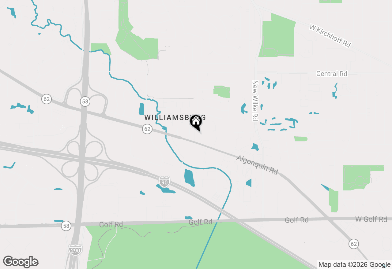 Map of 2504 Algonquin Road #17, Rolling Meadows, IL 60008