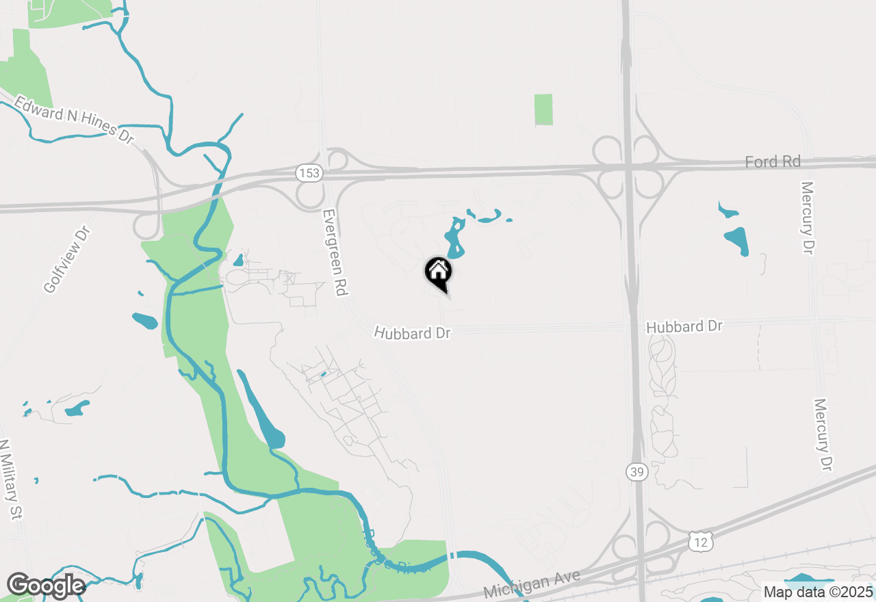 Map of 5 Timberlane Court, Dearborn, MI 48126