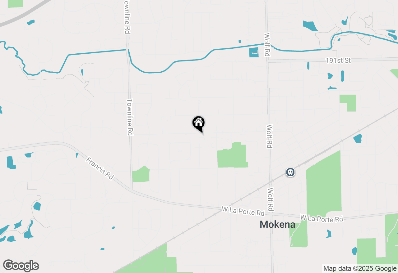 Map of 19510 116th Avenue #D, Mokena, IL 60448