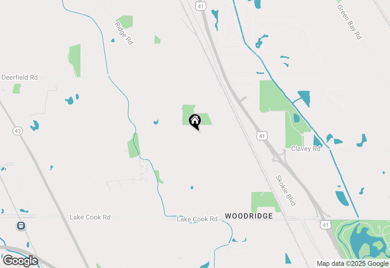 Map of 1816 Rosemary Road, Highland Park, IL 60035