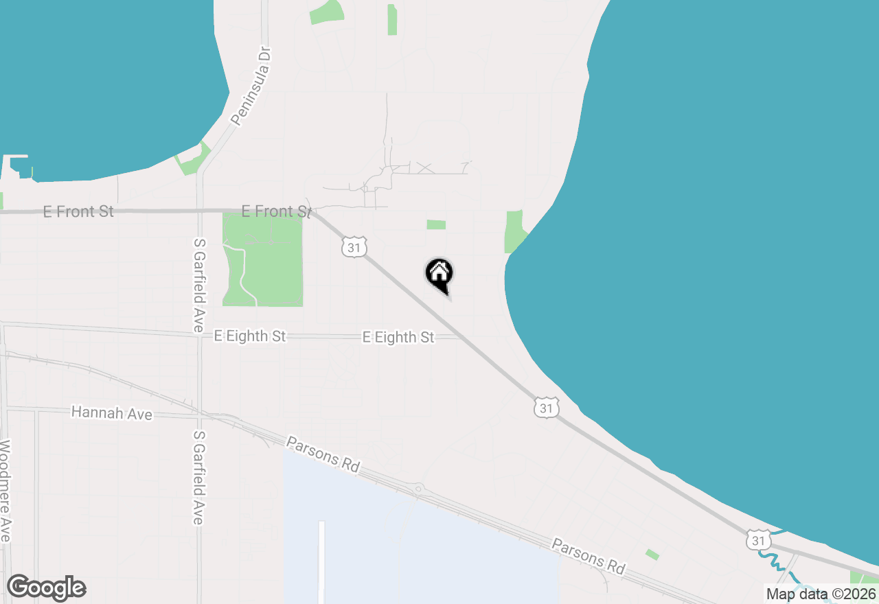 Map of 356 Huron, Traverse City, MI 49686