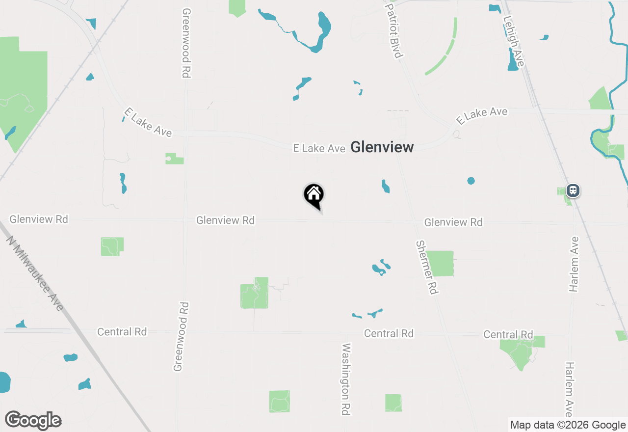 Map of 1006 Meadowlark Lane, Glenview, IL 60025
