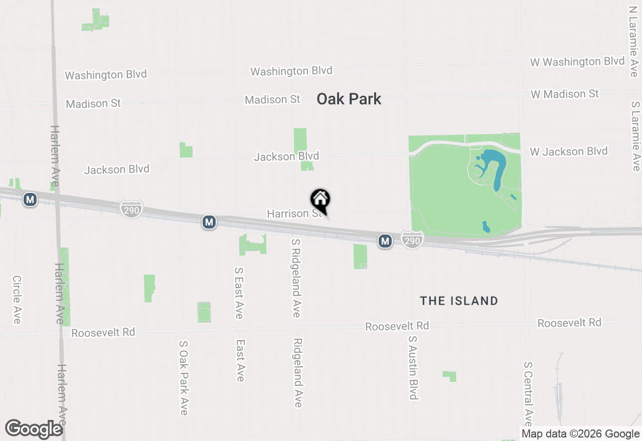 Map of 913 Highland Avenue, Oak Park, IL 60304
