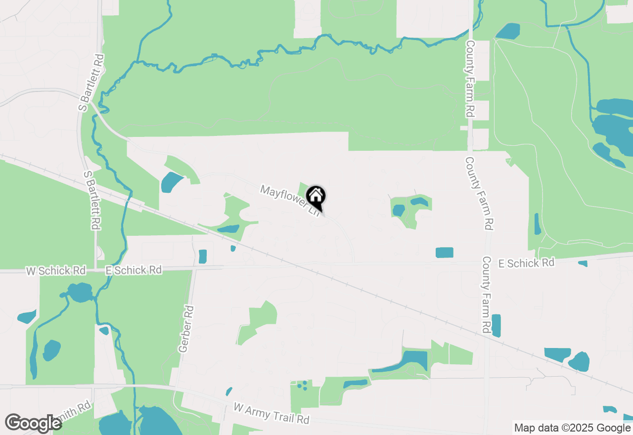 Map of 1631 Columbia Circle #2, Bartlett, IL 60103