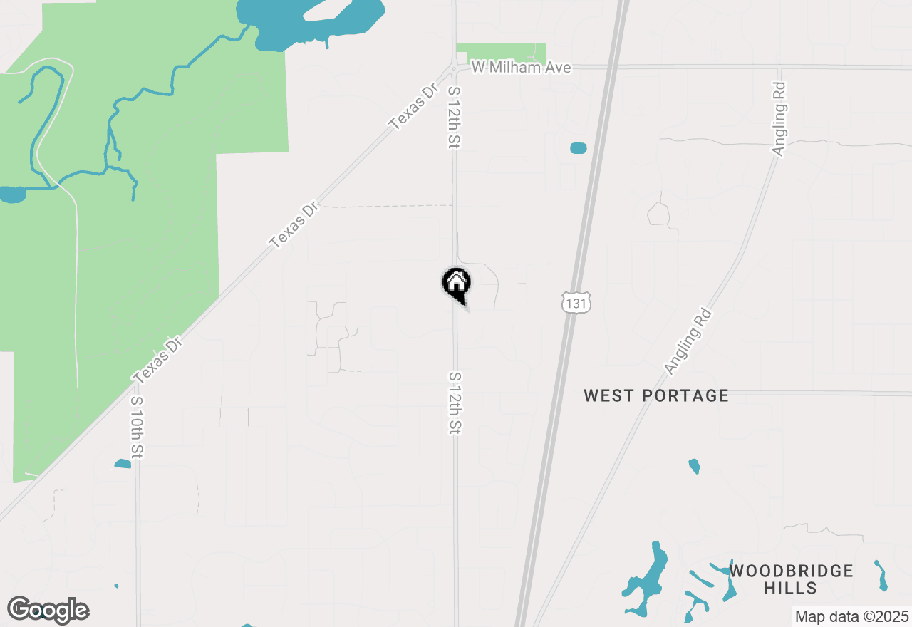 Map of 6727 S 12th Street, Portage, MI 49024