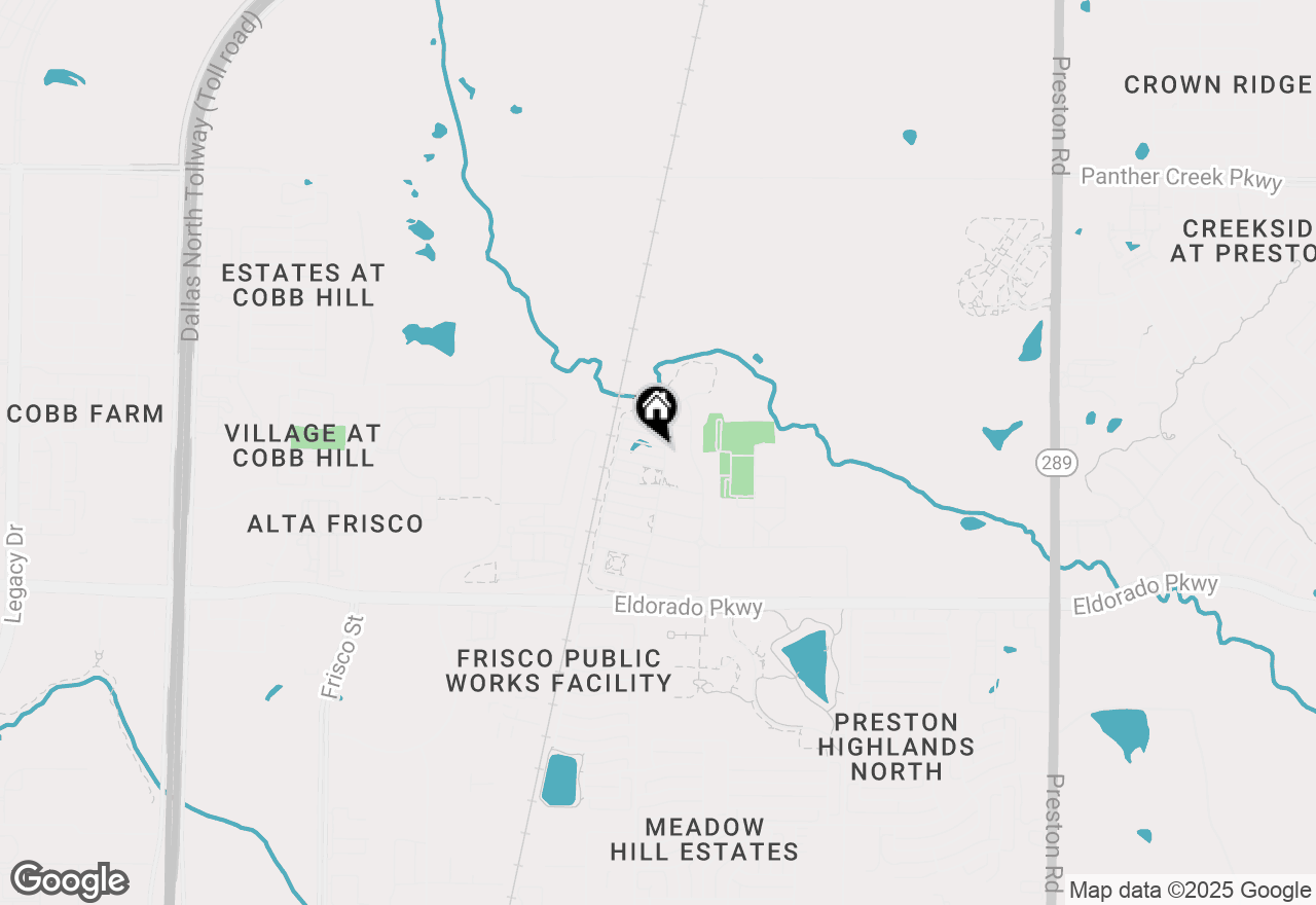 Map of 7379 Panicum Drive, Frisco, TX 75033
