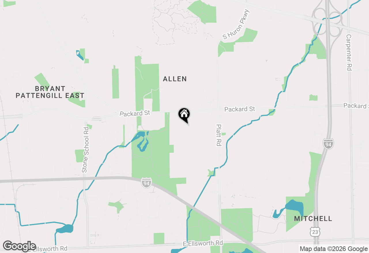 Map of 2890 Butternut Street, Ann Arbor, MI 48108