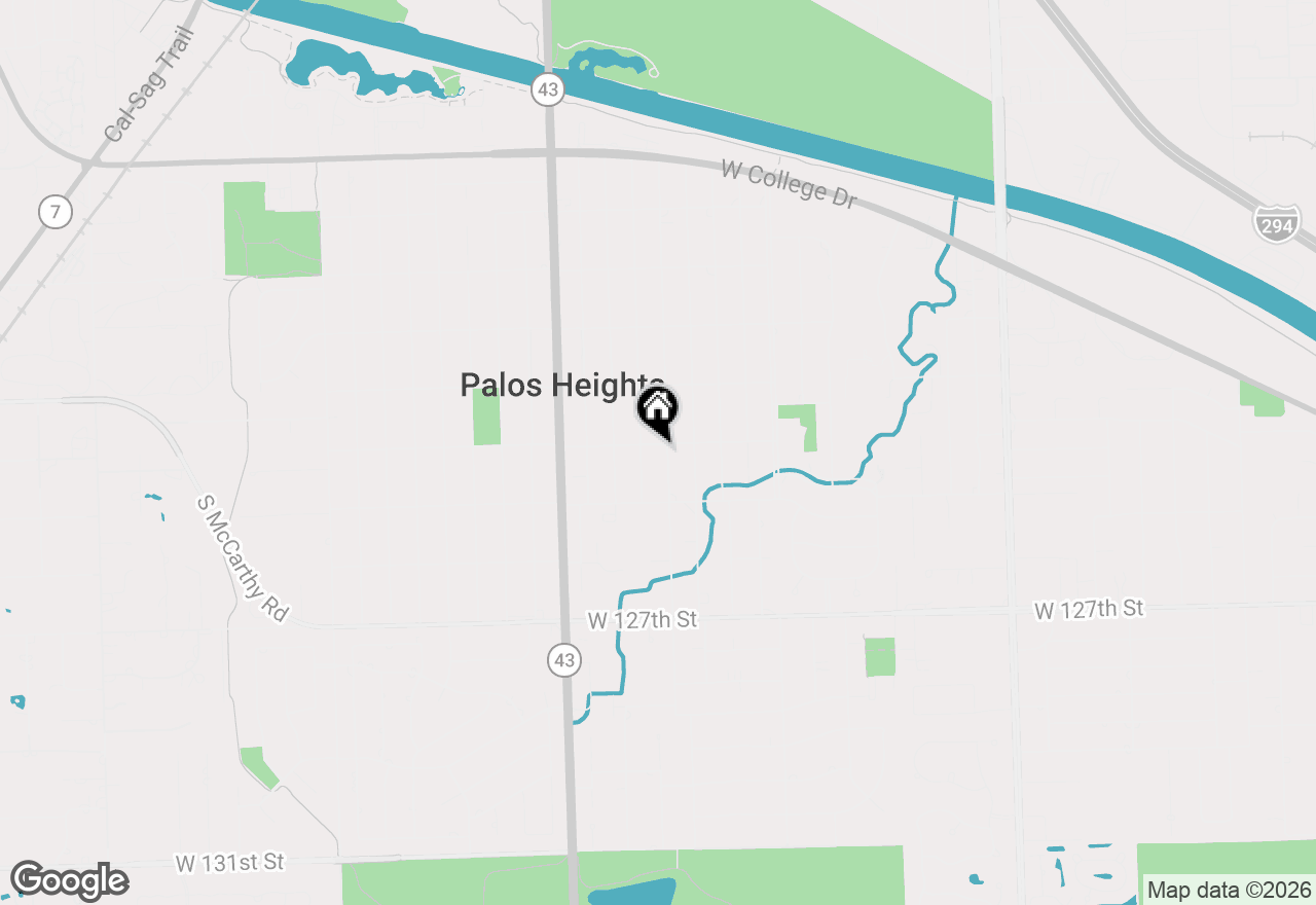 Map of 12400 S 70th Avenue, Palos Heights, IL 60463