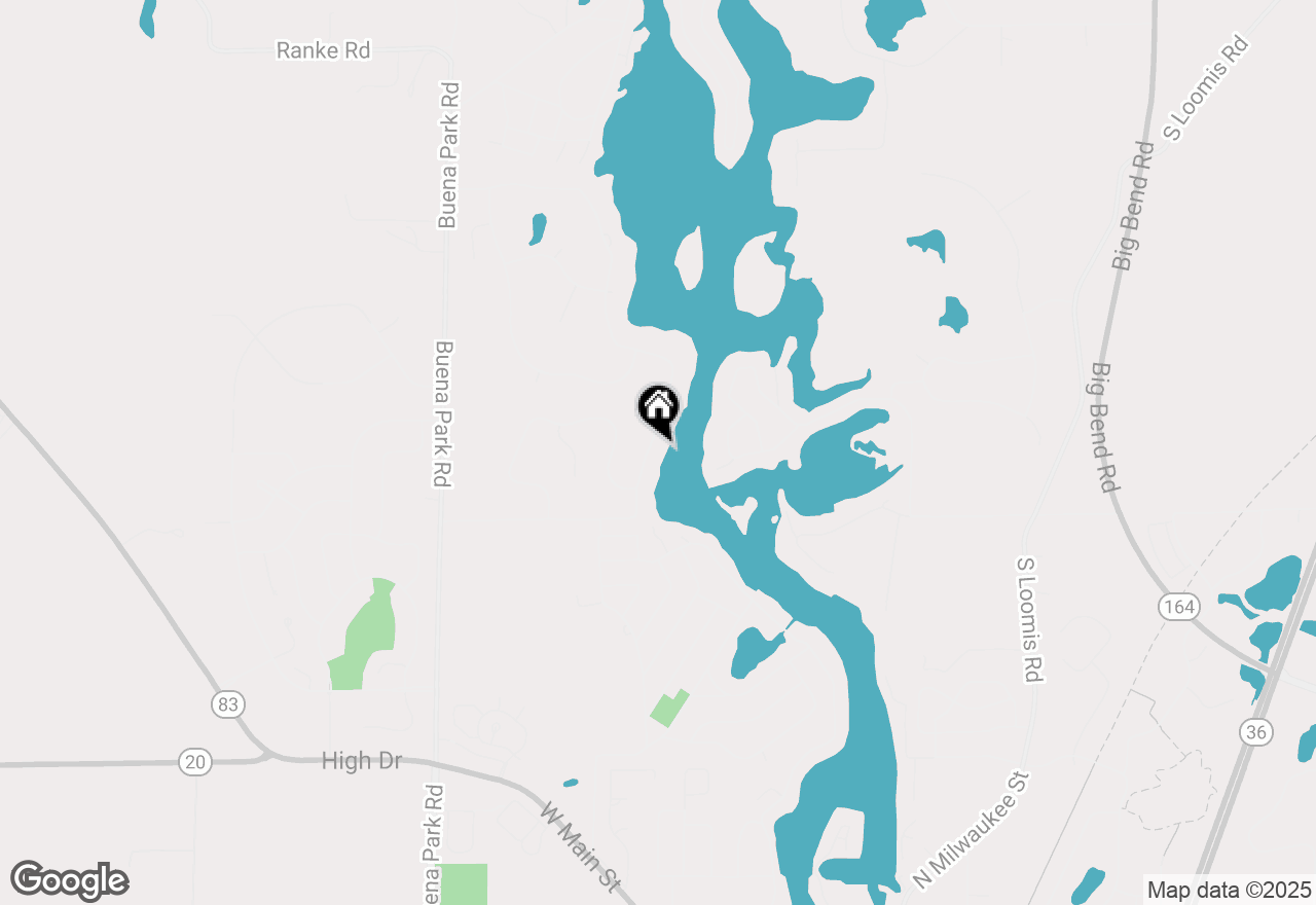 Map of 4757 Riverside Rd, Waterford, WI 53185