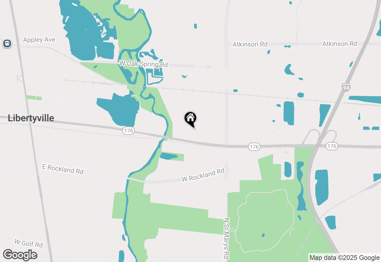 Map of 114 Camelot Lane, Libertyville, IL 60048