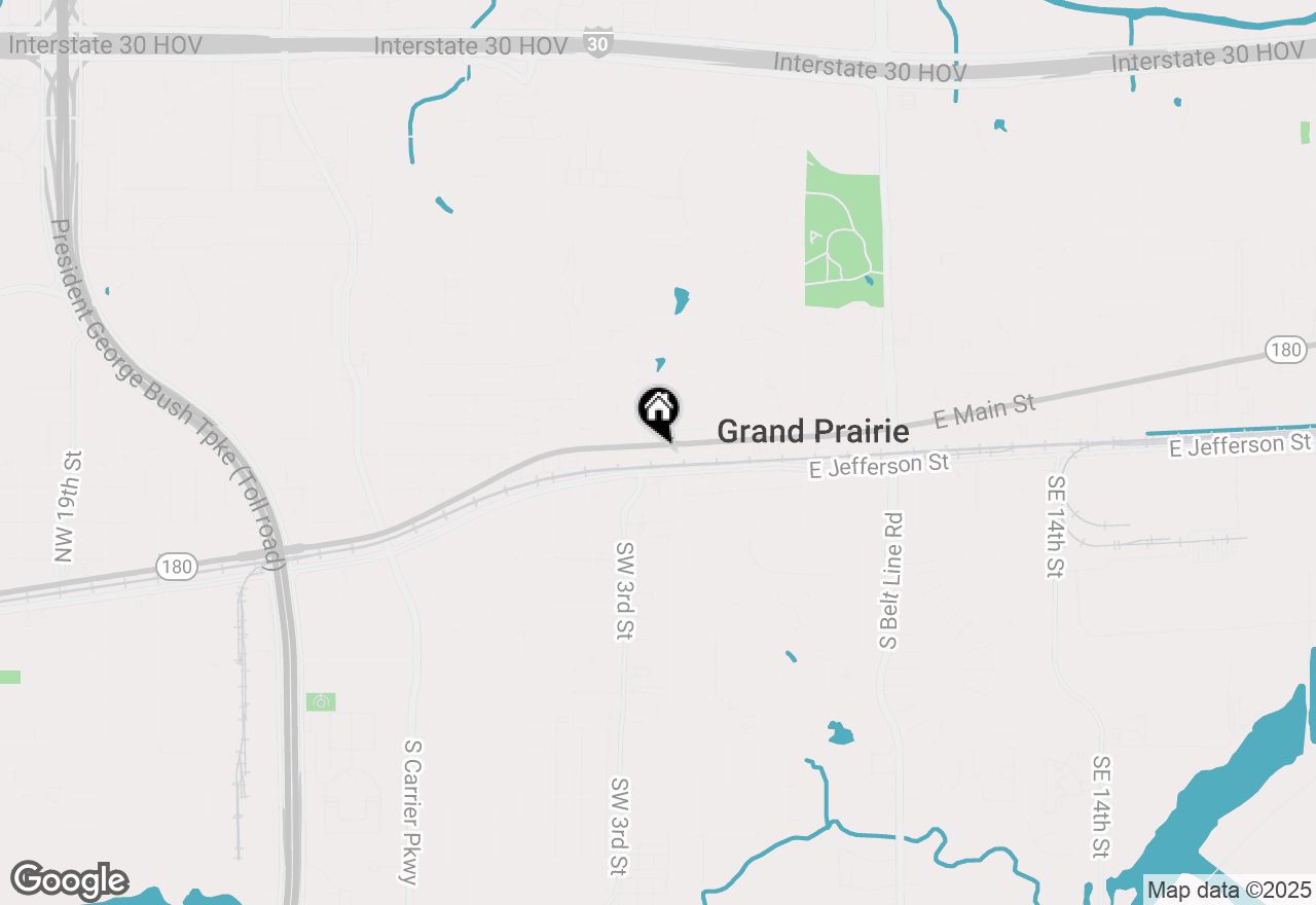Map of 115 W Main Street, Grand Prairie, TX 75050