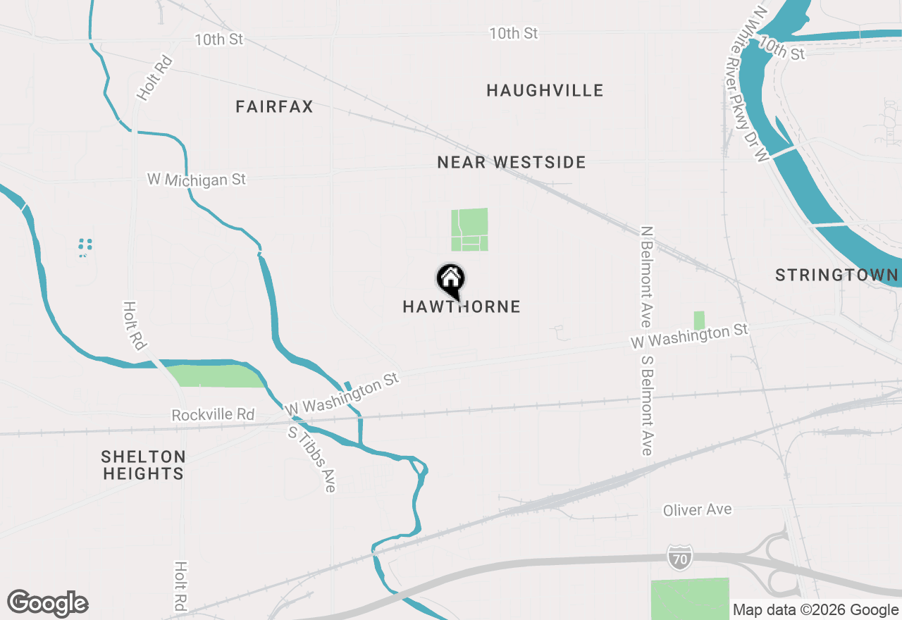 Map of 154 Handley Street, Indianapolis, IN 46222