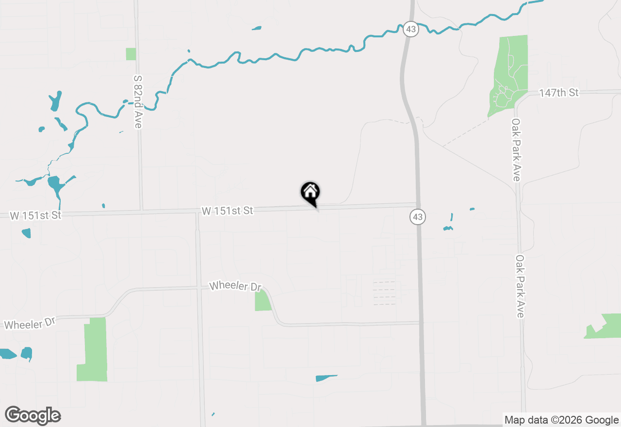 Map of 7554 W Willowood Court, Orland Park, IL 60462