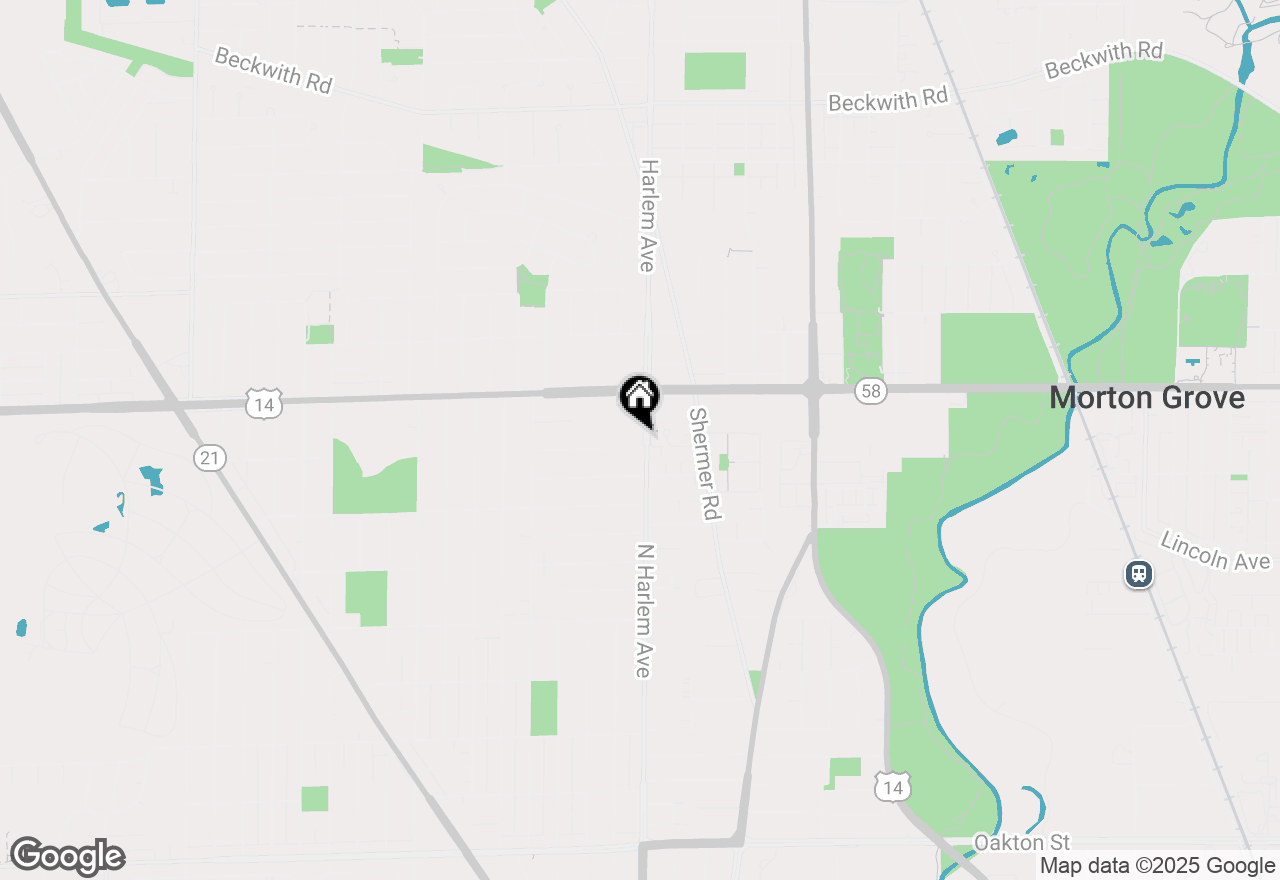 Map of 7202 W Crain Street, Niles, IL 60714