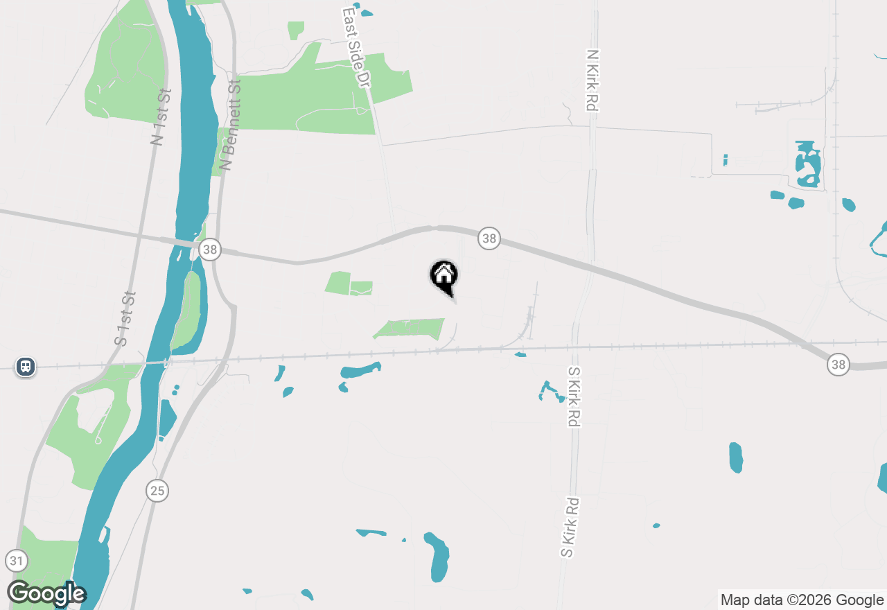 Map of 119 Ridge Lane, Geneva, IL 60134