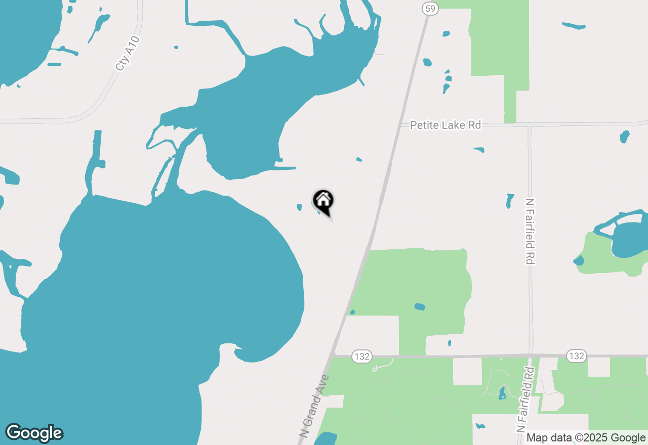 Map of 25204 W Columbia Bay Road, Lake Villa, IL 60046