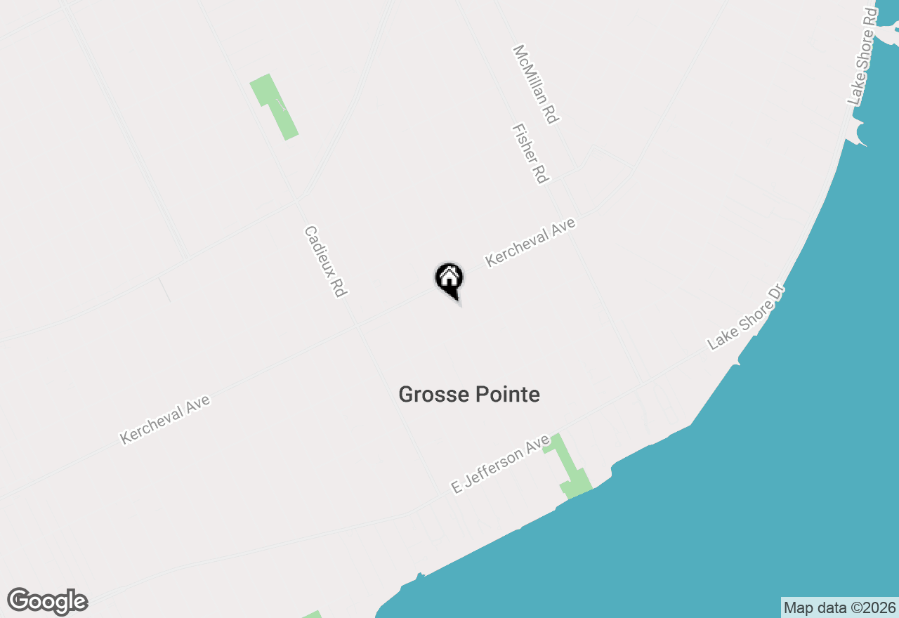 Map of 578 Neff Road, Grosse Pointe, MI 48230
