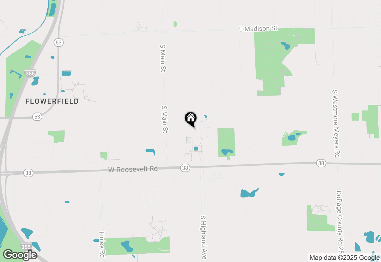 Map of 205 E Central Avenue, Lombard, IL 60148