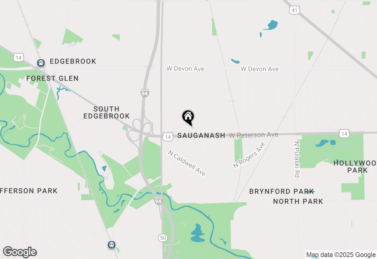 Map of 6023 N Knox Avenue, Chicago, IL 60646