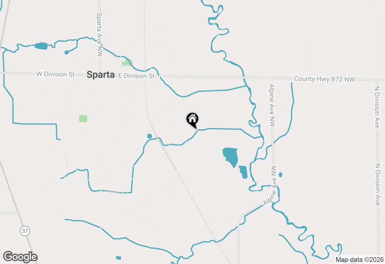 Map of 312 Maizie Lane, Sparta, MI 49345
