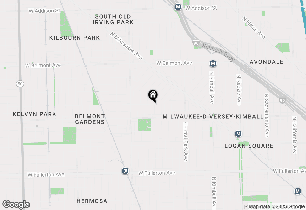 Map of 2857 N Avers Avenue, Chicago, IL 60618