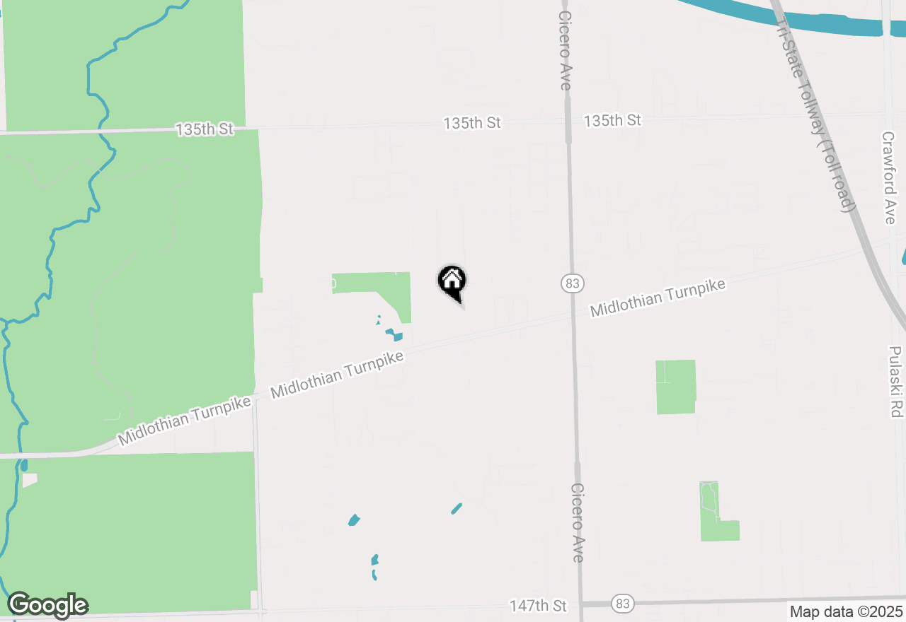 Map of 13918 E Leamington Drive #401, Crestwood, IL 60418