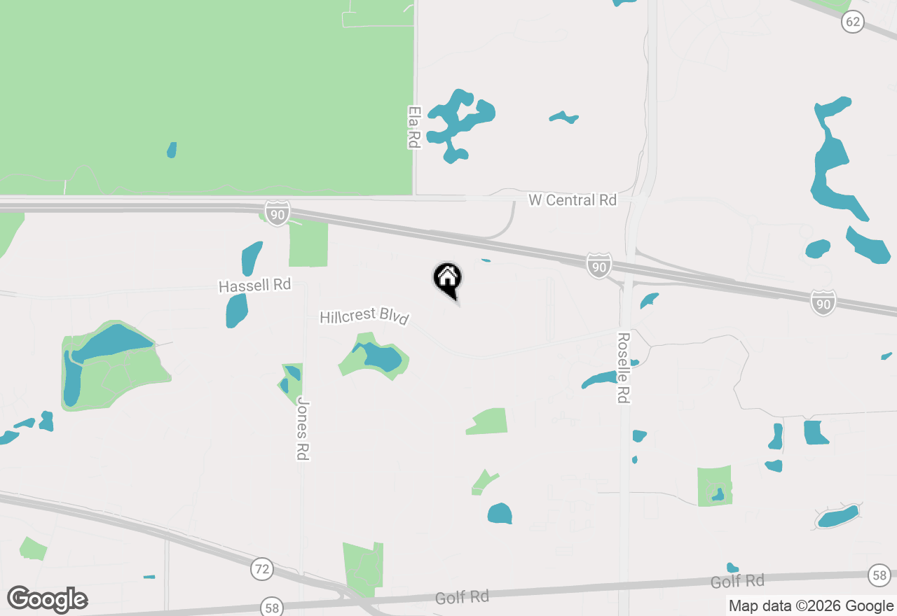 Map of 465 W Newport Road, Hoffman Estates, IL 60169