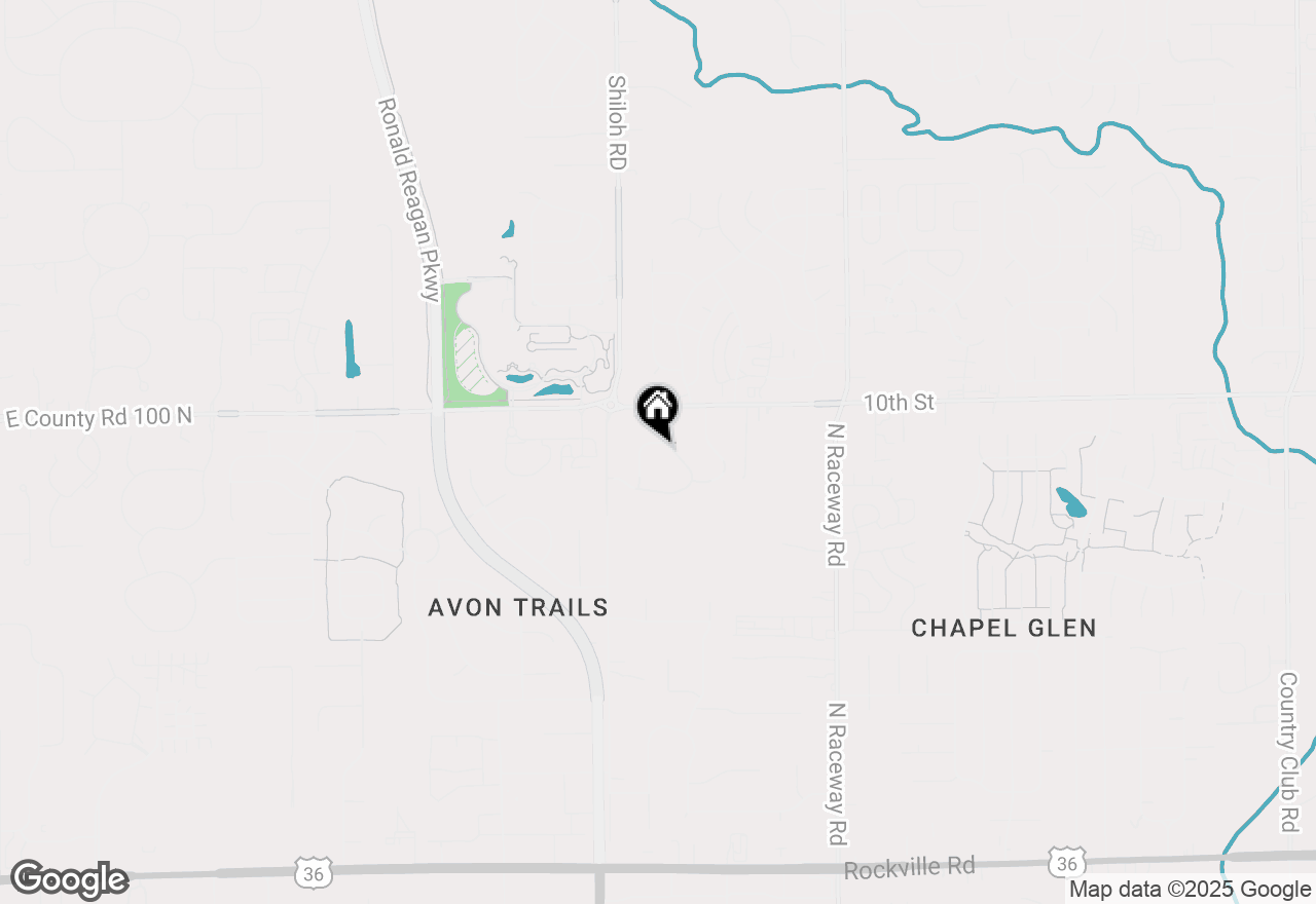 Map of 921 Justine Circle E, Indianapolis, IN 46234