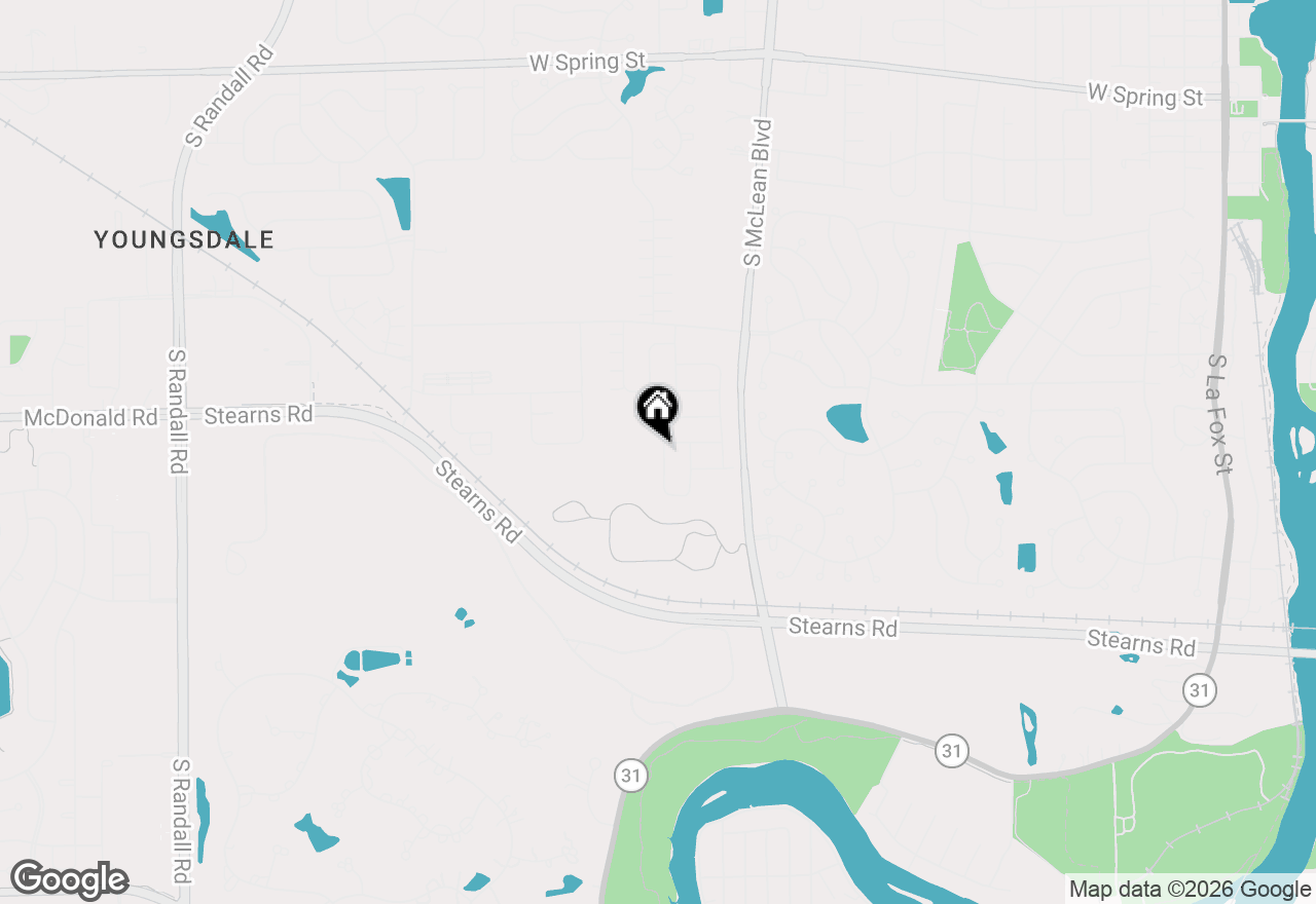 Map of 504 Endicott Road, South Elgin, IL 60177