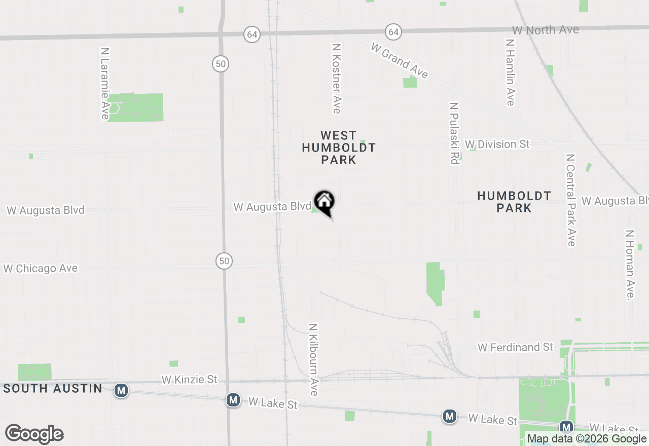 Map of 4433 W Walton Street, Chicago, IL 60651