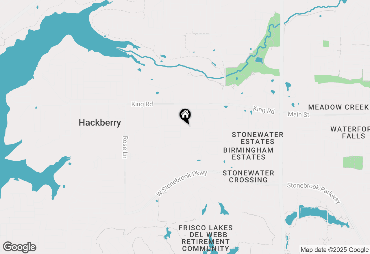 Map of 8821 Wyndemere Lane, Frisco, TX 75036