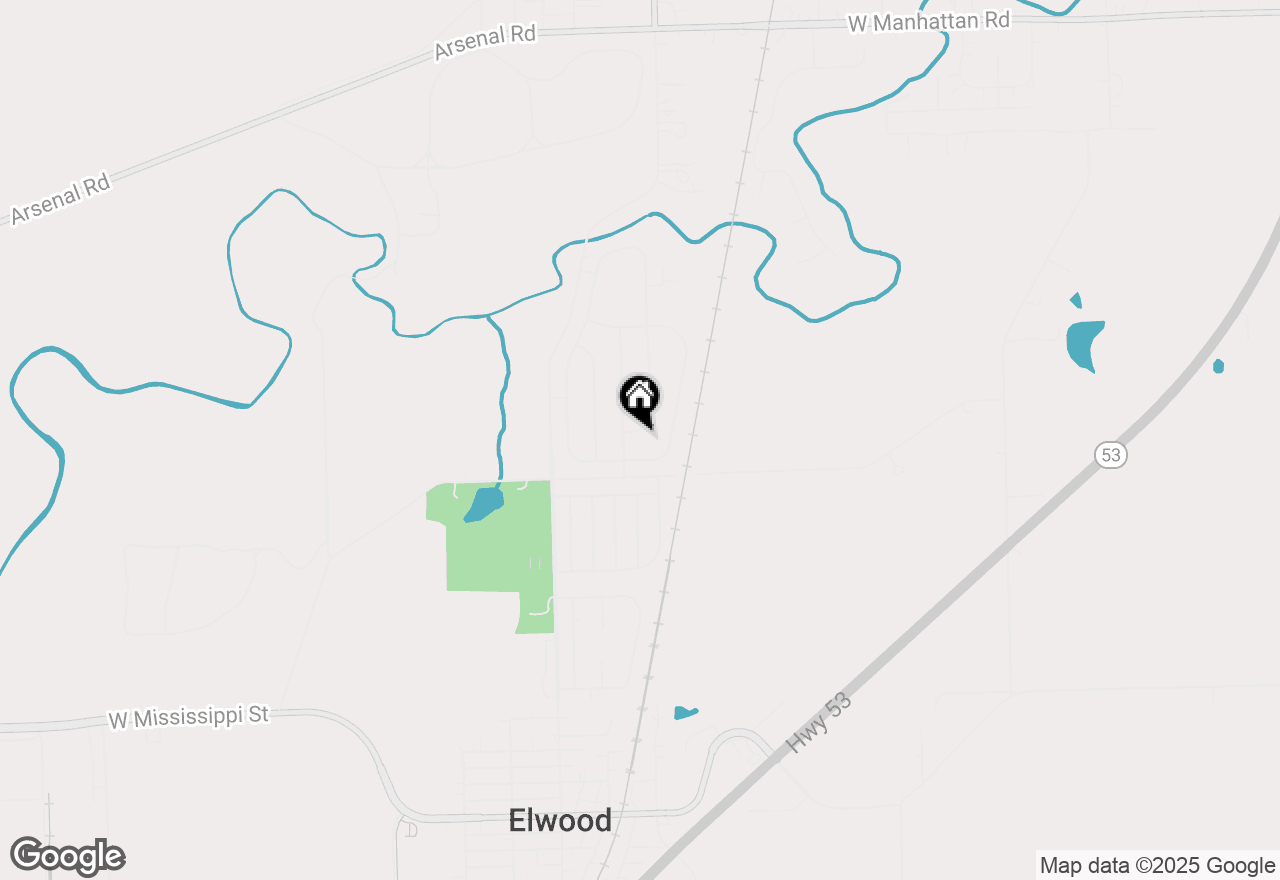 Map of 886 Arrowhead Drive, Elwood, IL 60421