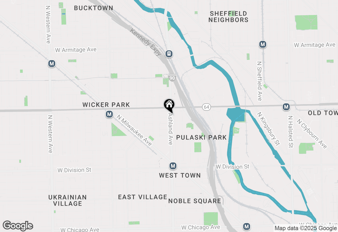 Map of 1526 N Ashland Avenue, Chicago, IL 60622