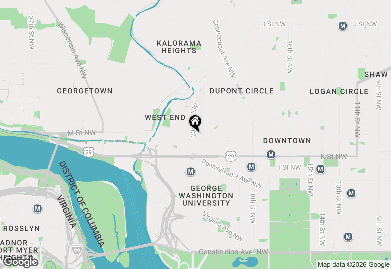 Map of 1155 23rd Street Nw #6E, Washington, DC 20037